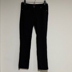 White House Black Market Black Ponte Straight Leg Pants